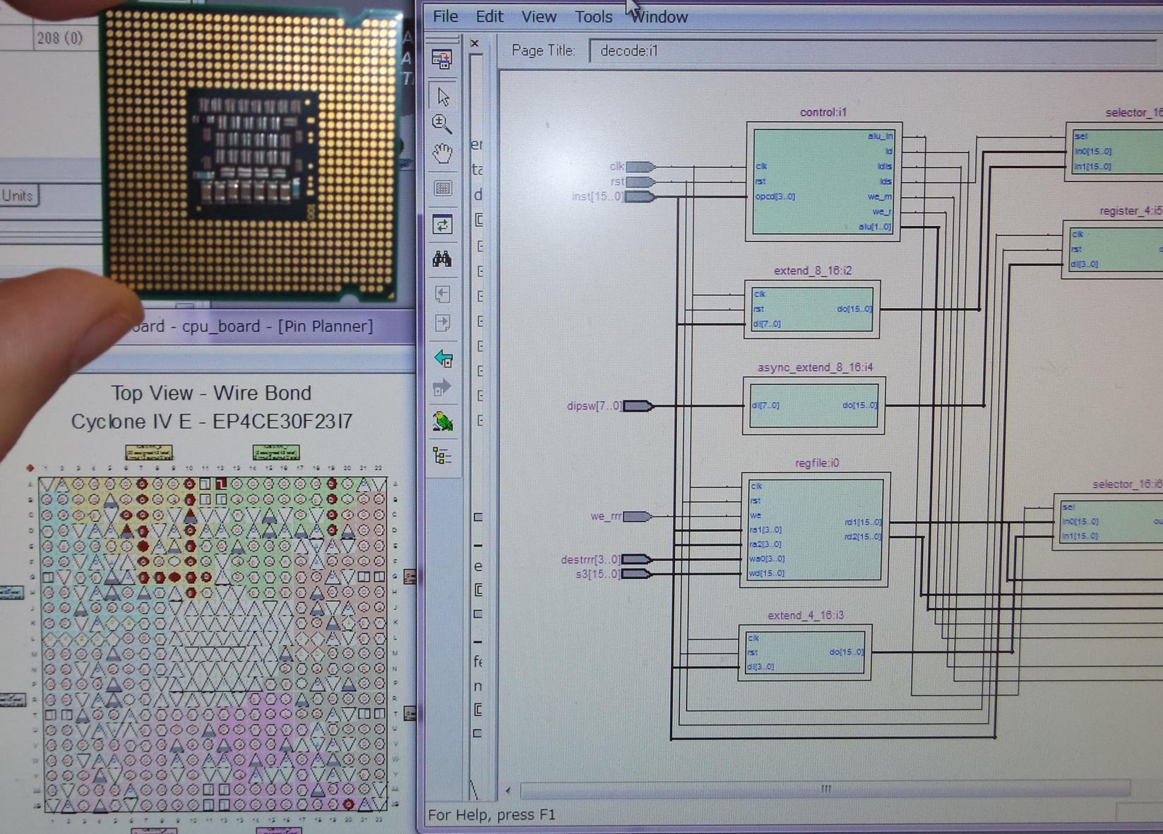 Processor (real) and its design tool