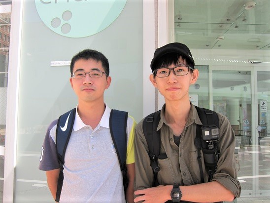 Mr. Chen (left) and Mr. Wei (right)