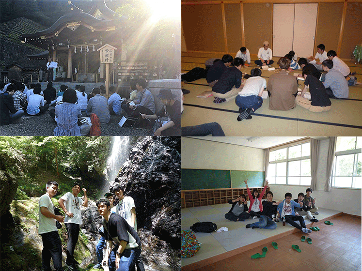 丹生川上神社、地域おこし協力隊の方と、御船の滝、源流分校教室