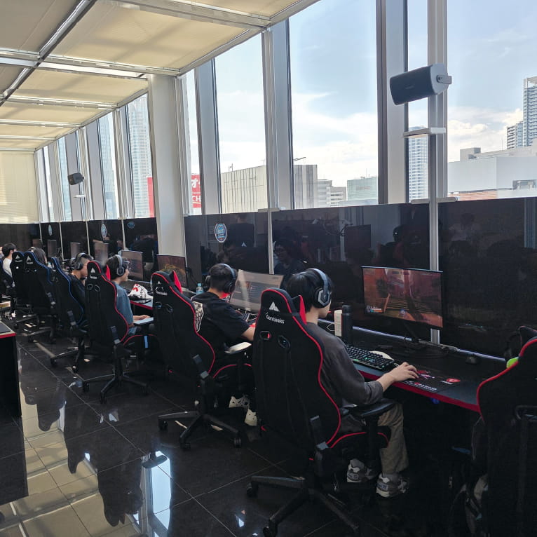 eスポーツエリアの様子