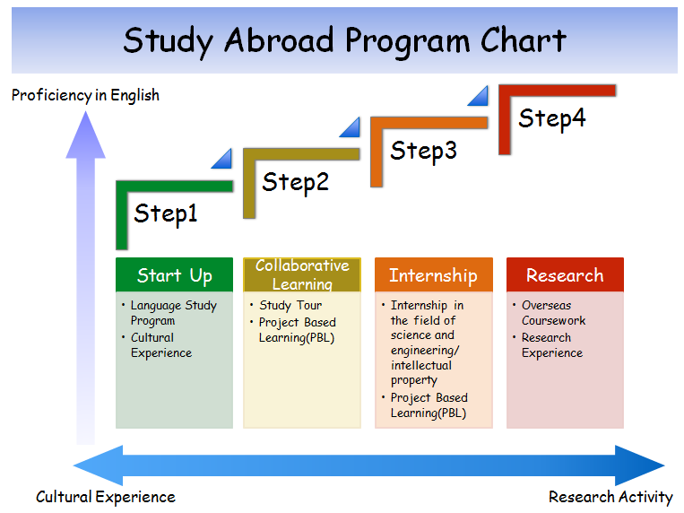 We organize the OIT Study Abroad Programs in steps