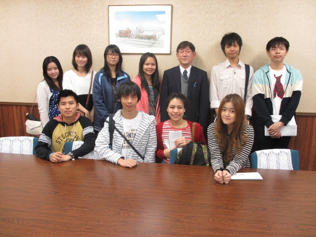 TNI Student with Dean, Nishimura (Third from the right in the back row)