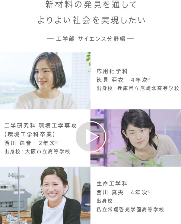 Blossom Girls 女子学生の成長ストーリー 大阪工業大学