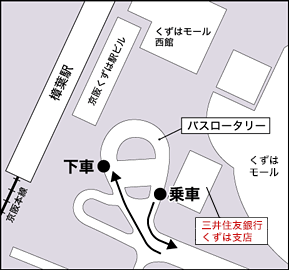 京阪本線「樟葉」駅