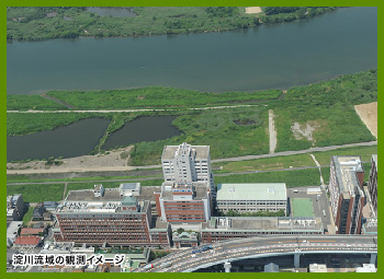 淀川流域の観測イメージ