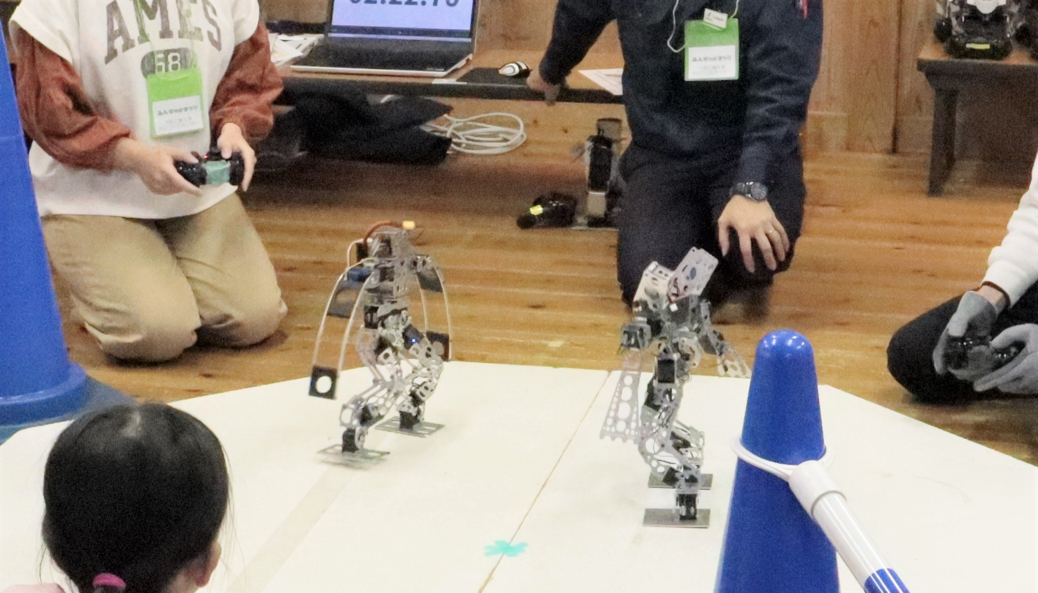学生製作のロボット