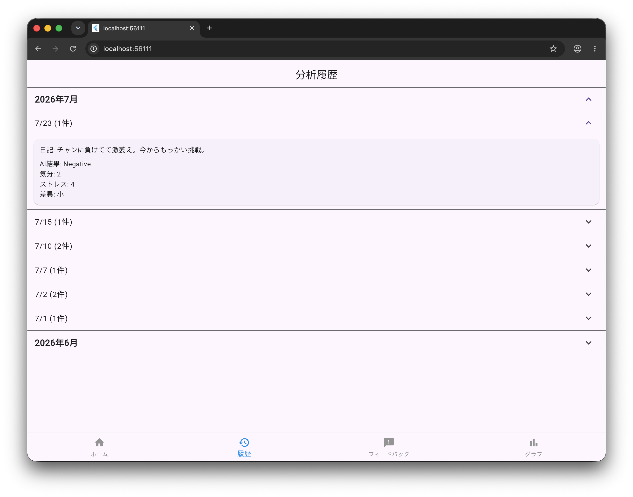 AIによる感情分析とユーザ自身の自己評価を組み合わせた振り返り支援システム