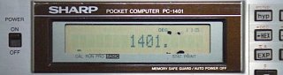 snapshot of a real PC-1401