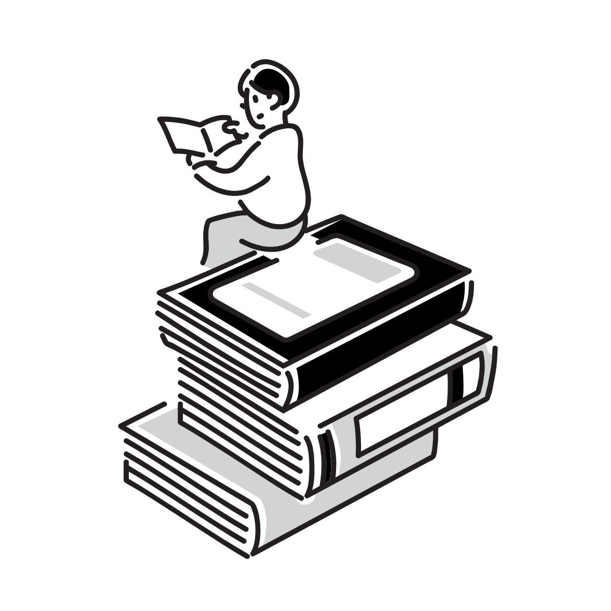蒸し暑い日は、涼しい場所で読書するのも良いですね。