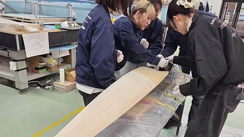 プロペラ班の製作活動