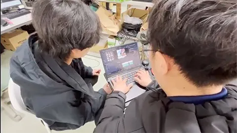 広報班の動画編集活動