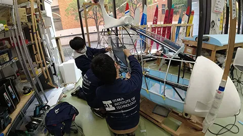 胴体班の製作活動