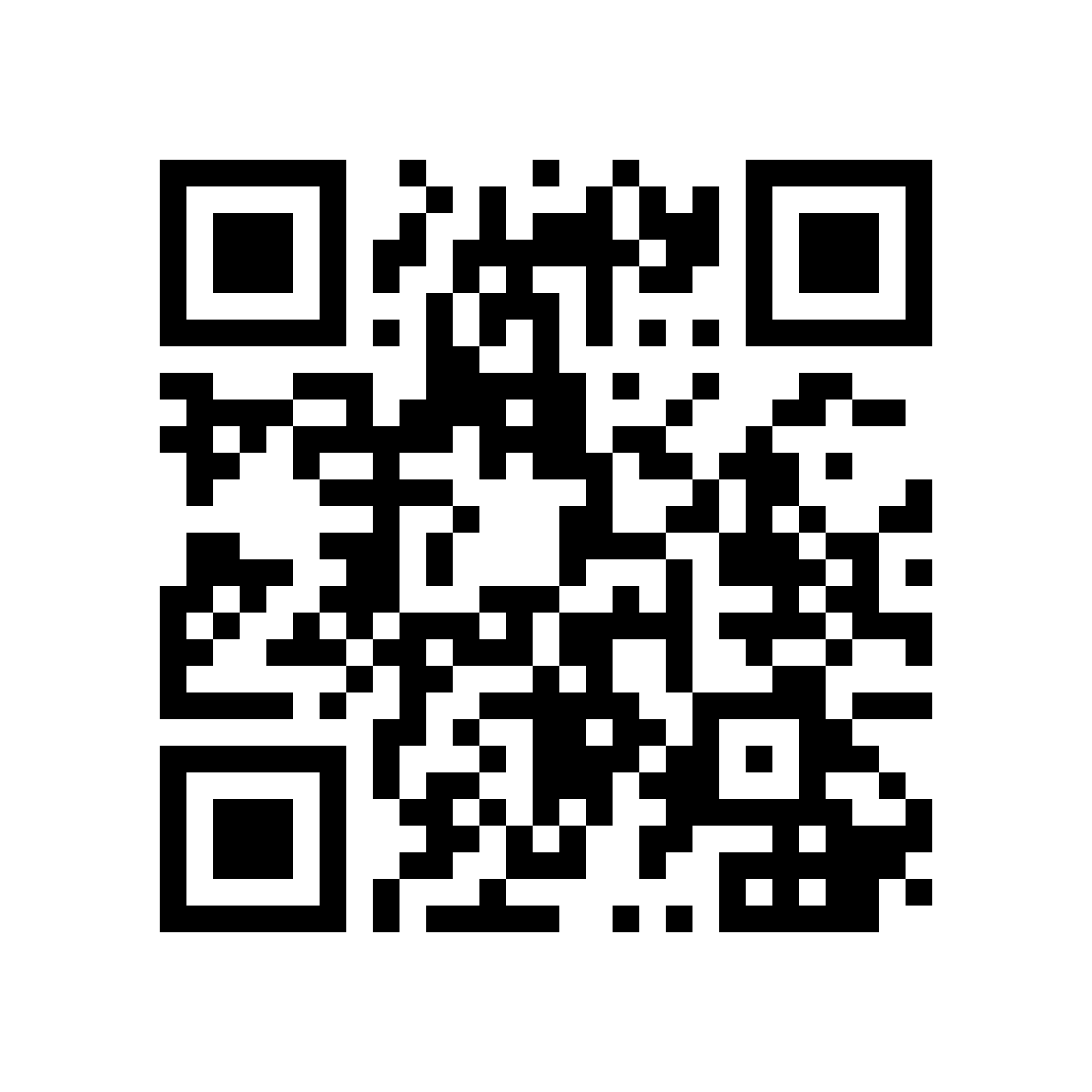 Carbon Chain Puzzleの学生配布URLへ直行するQRコード