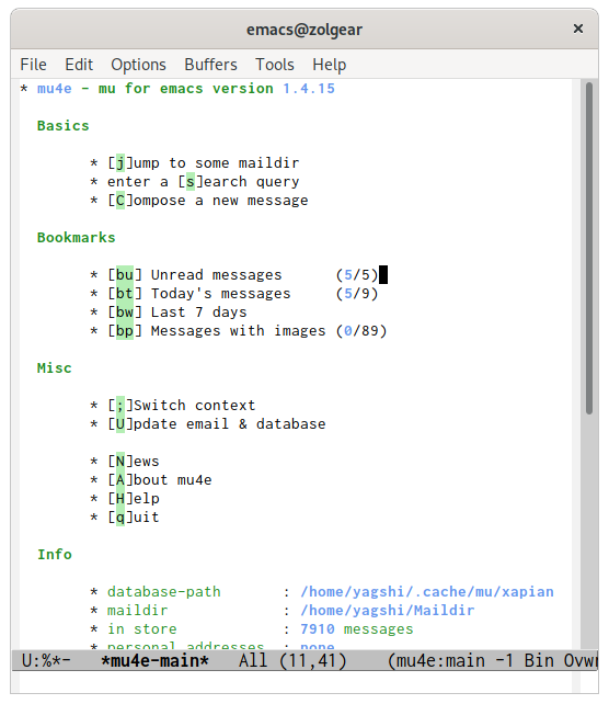 mu4e screenshot