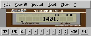 emulated PC-1401